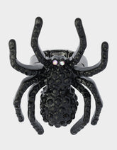 SPIDER COCKTAIL RING BLACK