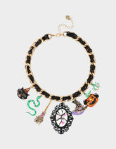WITCHY LACE FRONTAL NECKLACE MULTI