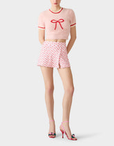 BETSEY'S BOW SWEATER PINK