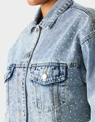 SPARKLE DENIM JACKET