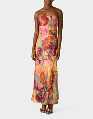 FLORA GOWN GREEN DITSY FLORAL