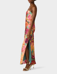FLORA GOWN GREEN DITSY FLORAL