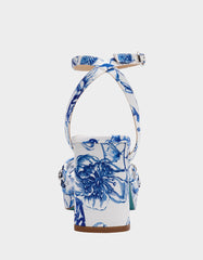 BRODY WHITE/BLUE FLORAL