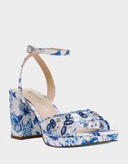 BRODY WHITE/BLUE FLORAL