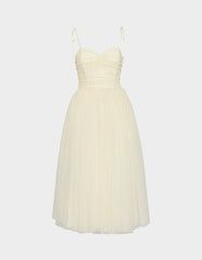 GLITTER TULLE MULTI IVORY