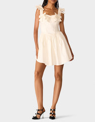 WHITE BOW DRESS