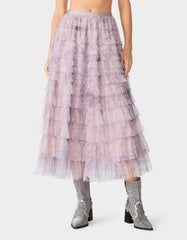 LOVELY LAYERS SKIRT LIGHT PURPLE