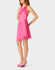 TROUBLE IN PINK DRESS
