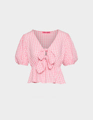 PICNIC TIE TOP PINK