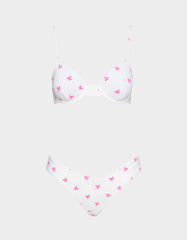 MINI BOWS BIKINI SET WHITE