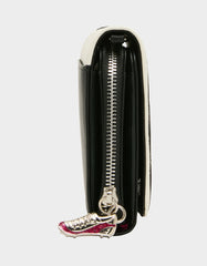 KICKIN' IT WALLET ON CHAIN BLACK/WHITE