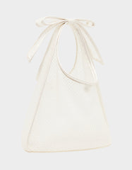 BOW MINI MESH TOTE PEARL
