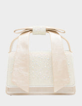 BOW FLAP MINI BAG IVORY