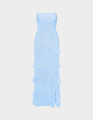 BLUE MIRAGE GOWN LIGHT BLUE