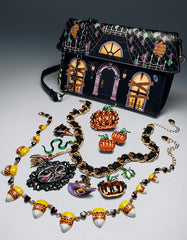 WITCHY LACE FRONTAL NECKLACE MULTI