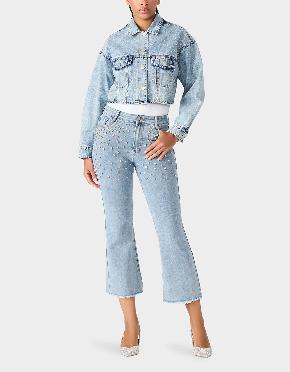 SPARKLE DENIM JACKET