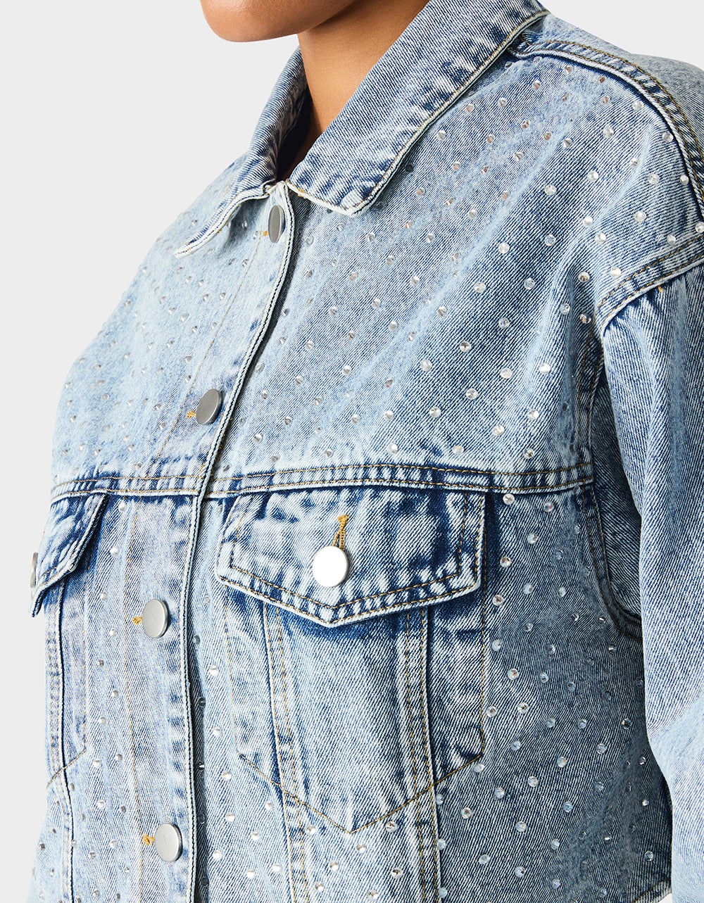SPARKLE DENIM JACKET