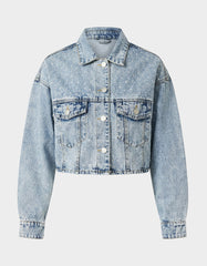 SPARKLE DENIM JACKET