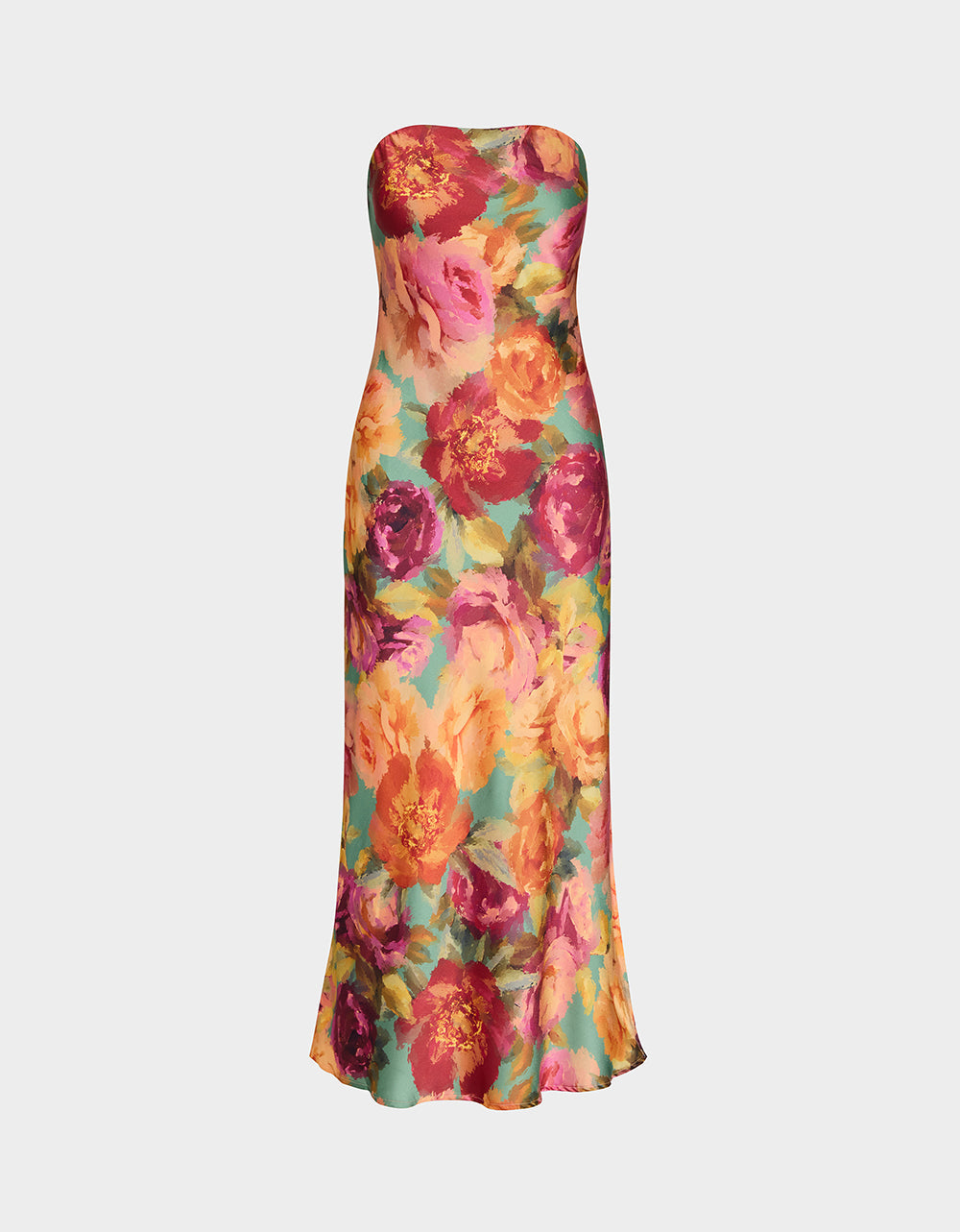 FLORA GOWN GREEN DITSY FLORAL