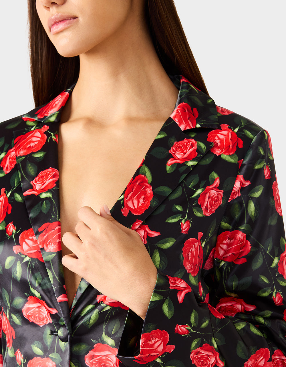 POWER BLOOM BLAZER BLACK