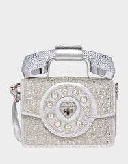 KITSCH MILLION STARS PHONE BAG SILVER