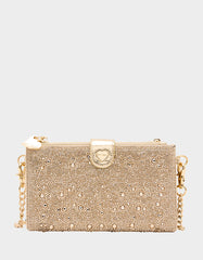 WALLET ON CHAIN PHONE HOLDER CHAMPAGNE