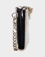WALLET ON CHAIN PHONE HOLDER SILVER