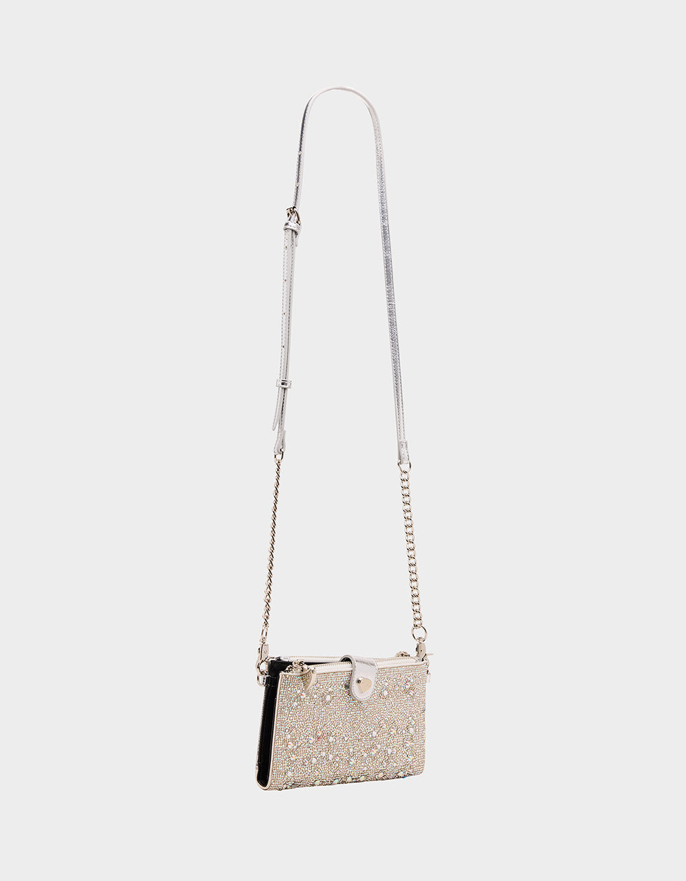 WALLET ON CHAIN PHONE HOLDER SILVER