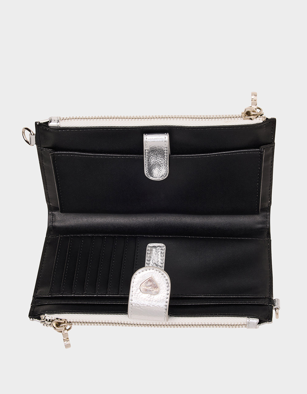 WALLET ON CHAIN PHONE HOLDER SILVER