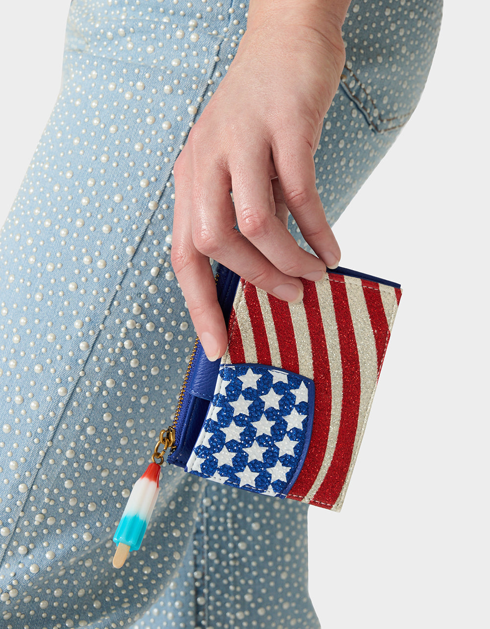 RED, WHITE & BETSEY WALLET RED/WHITE/BLUE