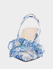 PETRA WHITE/BLUE FLORAL