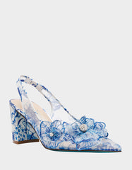 PETRA WHITE/BLUE FLORAL