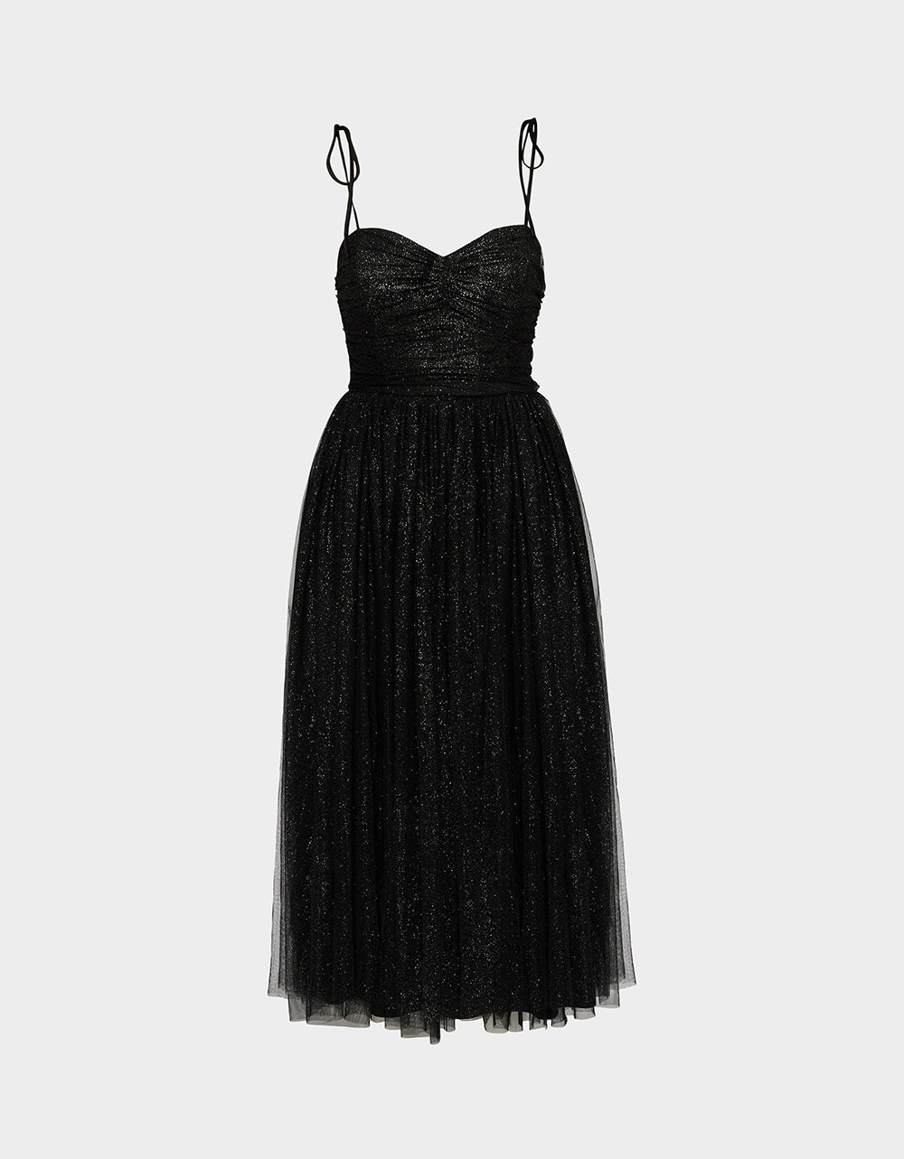 GLITTER TULLE MULTI BLACK