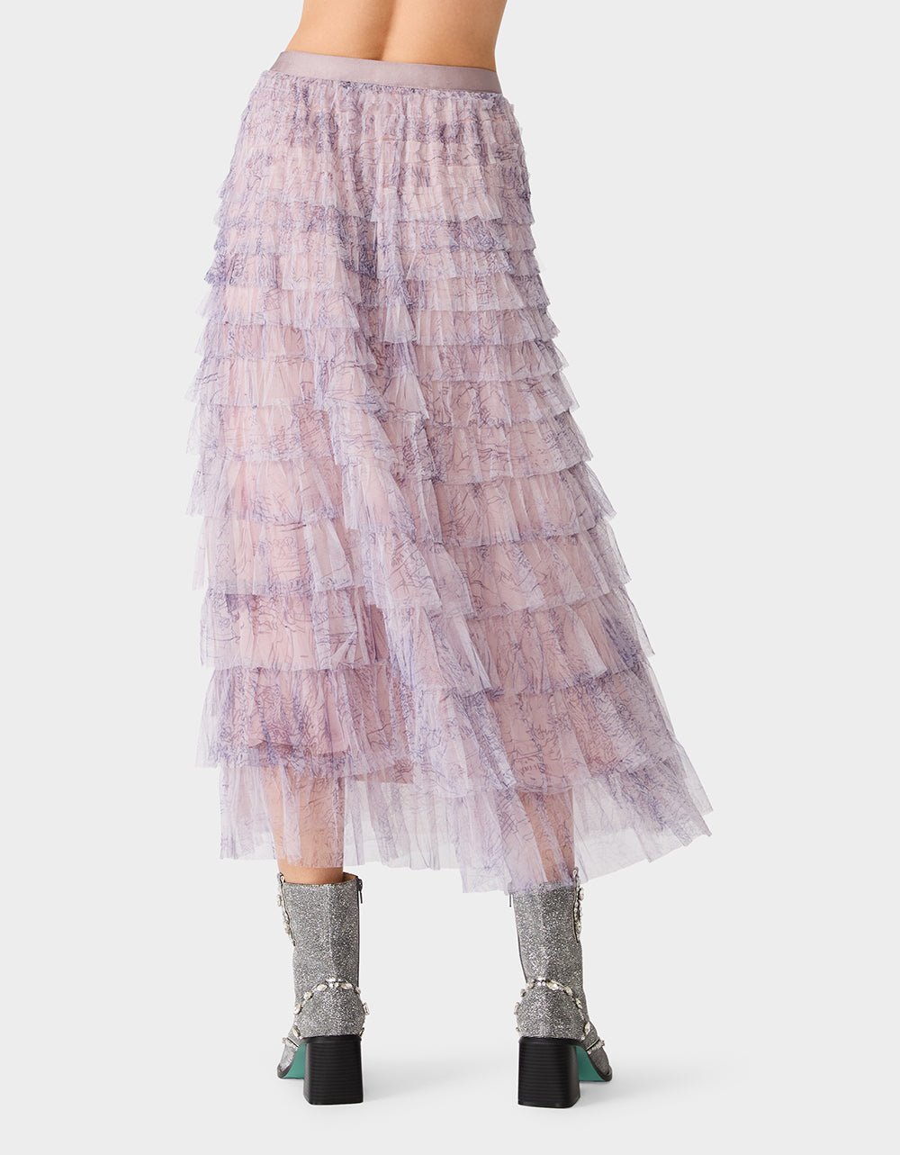 LOVELY LAYERS SKIRT LIGHT PURPLE