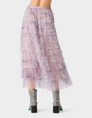 LOVELY LAYERS SKIRT LIGHT PURPLE