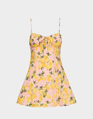 LOVELY LEMONS DRESS PINK