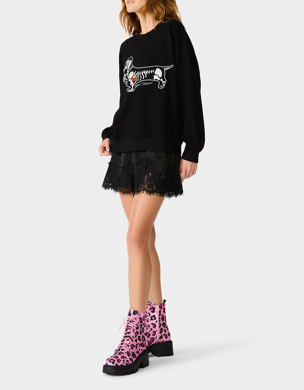 HALLOWEENIE SWEATSHIRT BLACK