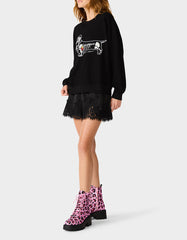 HALLOWEENIE SWEATSHIRT BLACK