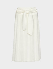 TIE ME LACE MIDI SKIRT WHITE