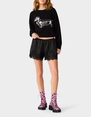 MIDNIGHT MISCHIEF SHORTS BLACK