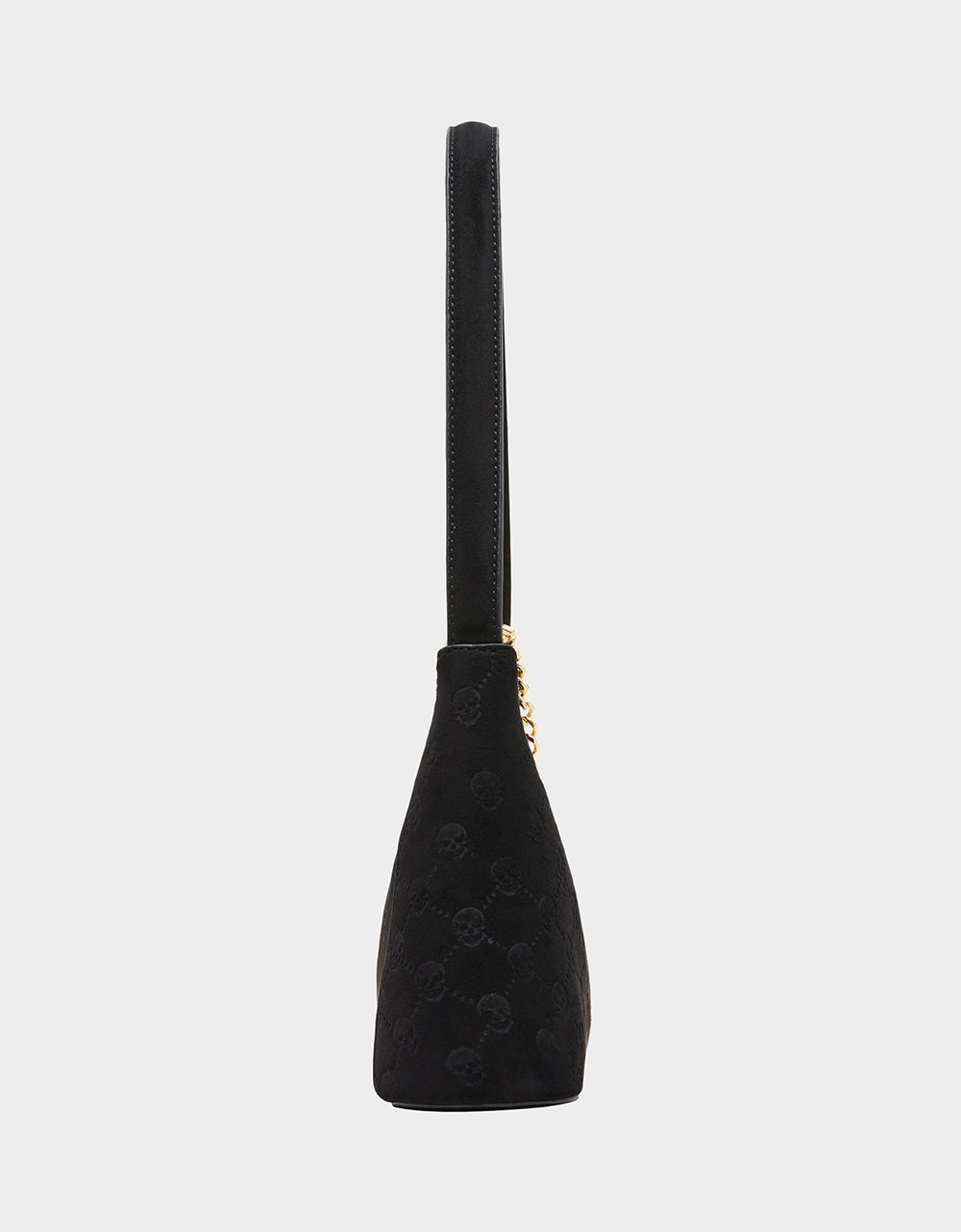 HEADLINER DEBOSS SHOULDER BAG BLACK