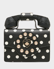 MISS CONNECTION PHONE BAG DOTS