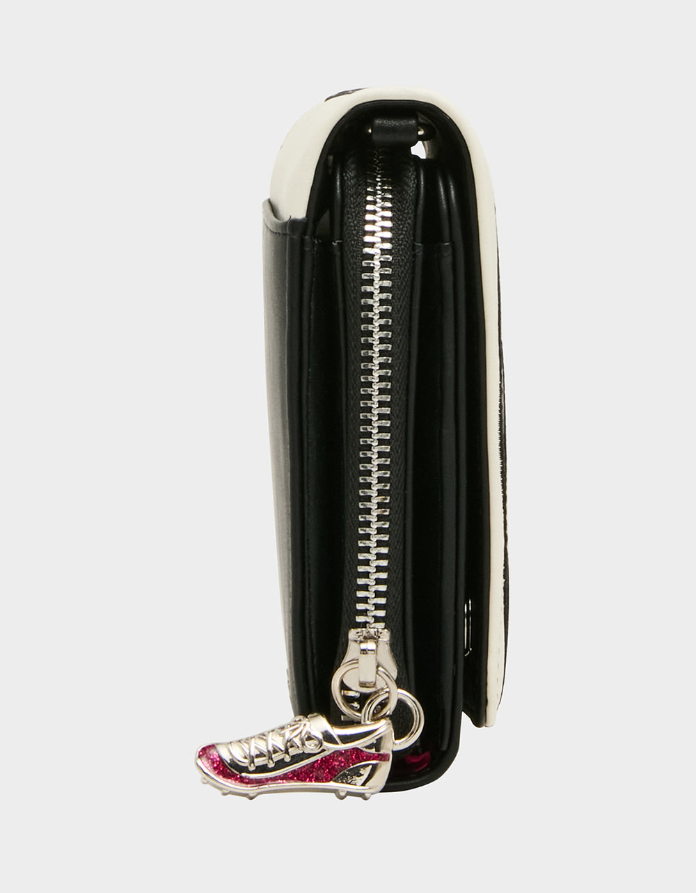 KICKIN' IT WALLET ON CHAIN BLACK/WHITE