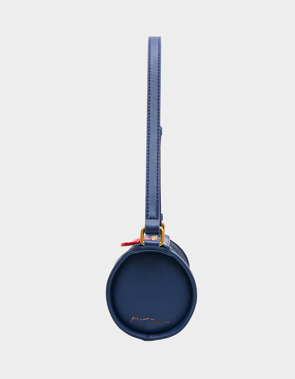 PINCH MOI SMALL MESH BARREL NAVY
