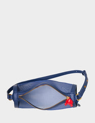 PINCH MOI SMALL MESH BARREL NAVY