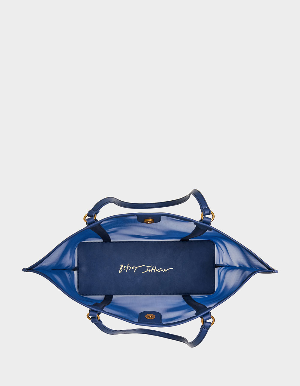 HOTTER THAN BUTTER MESH TOTE W NAVY