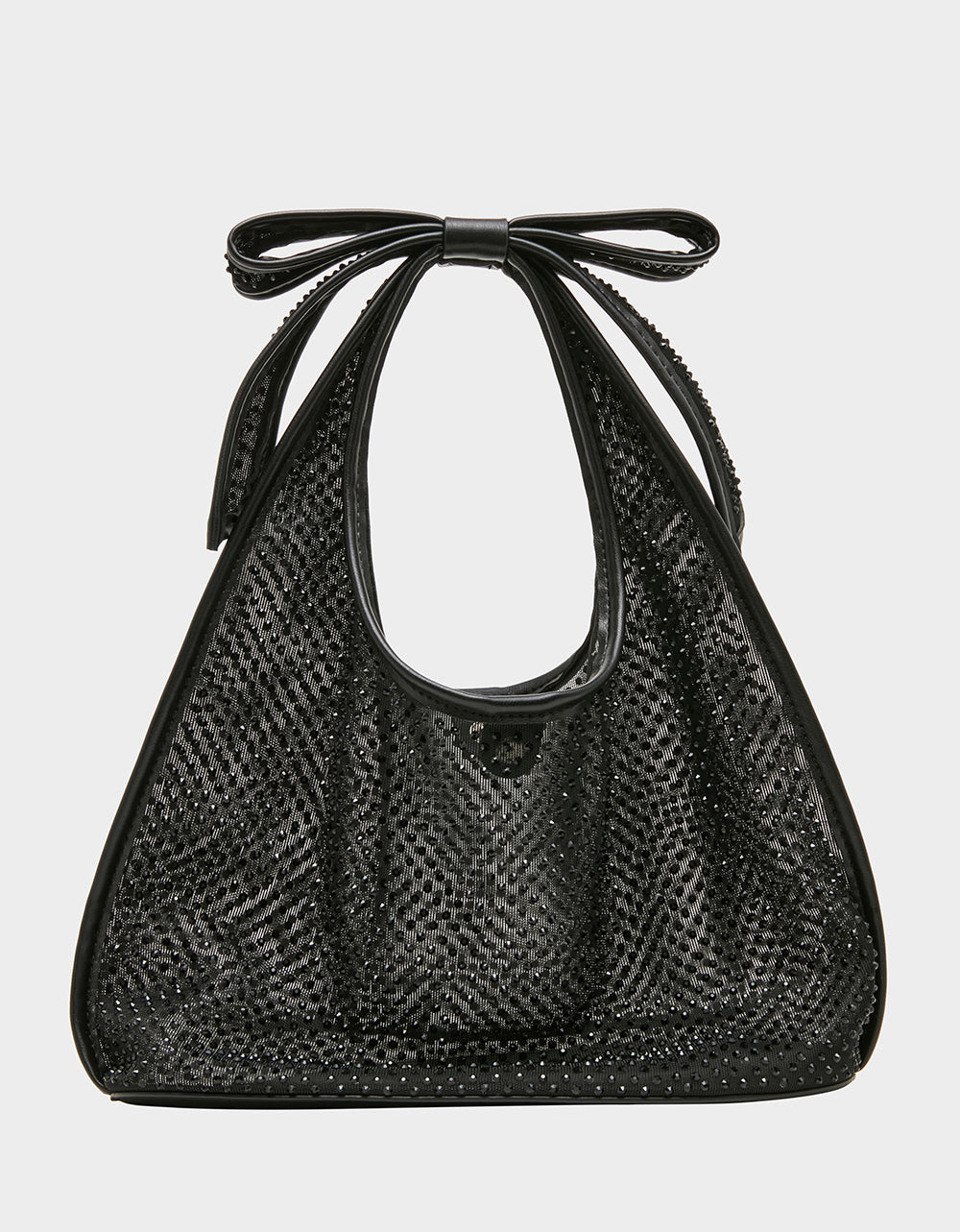 BOW MINI MESH TOTE BLACK