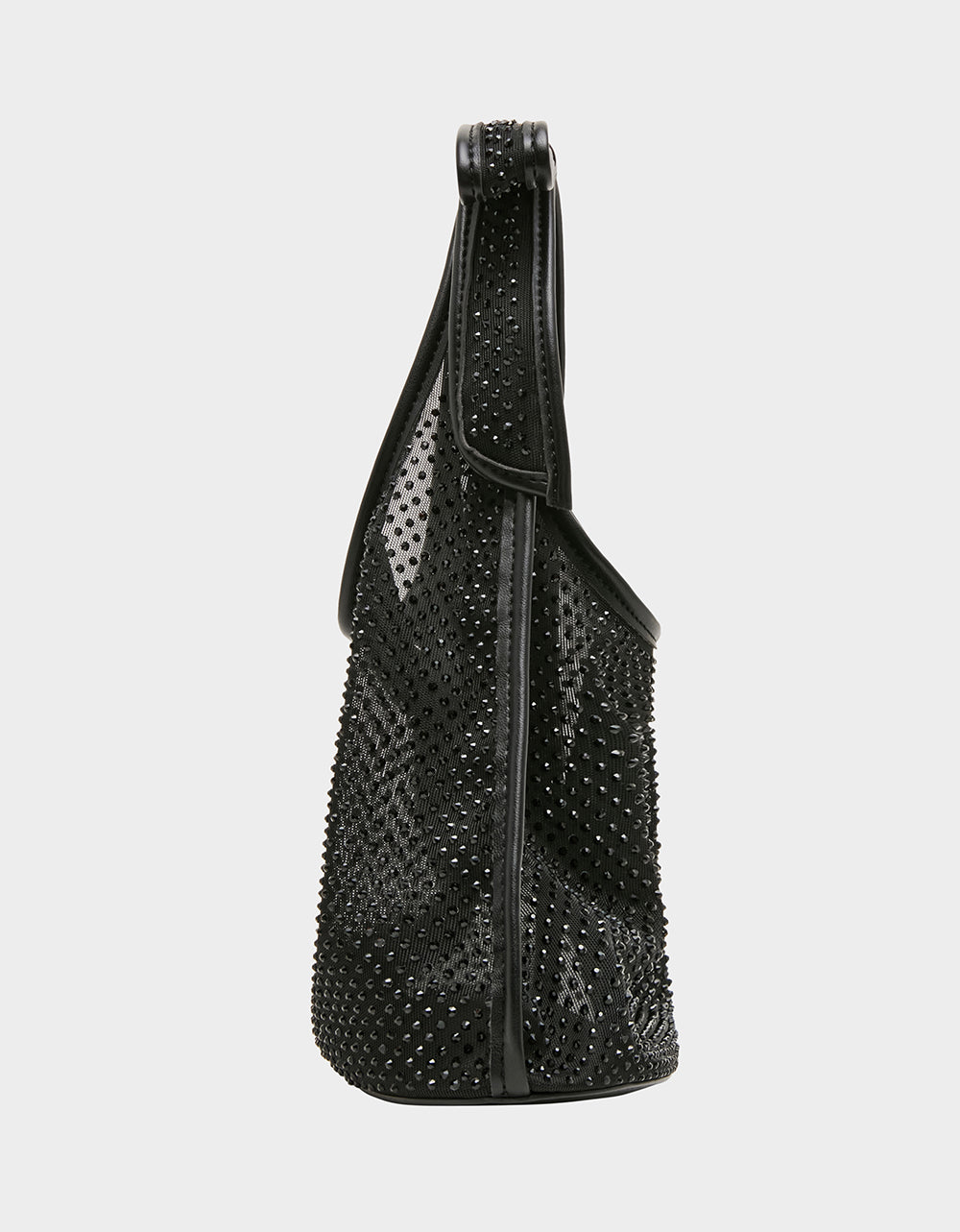 BOW MINI MESH TOTE BLACK