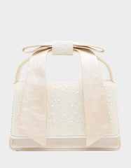 BOW FLAP MINI BAG IVORY