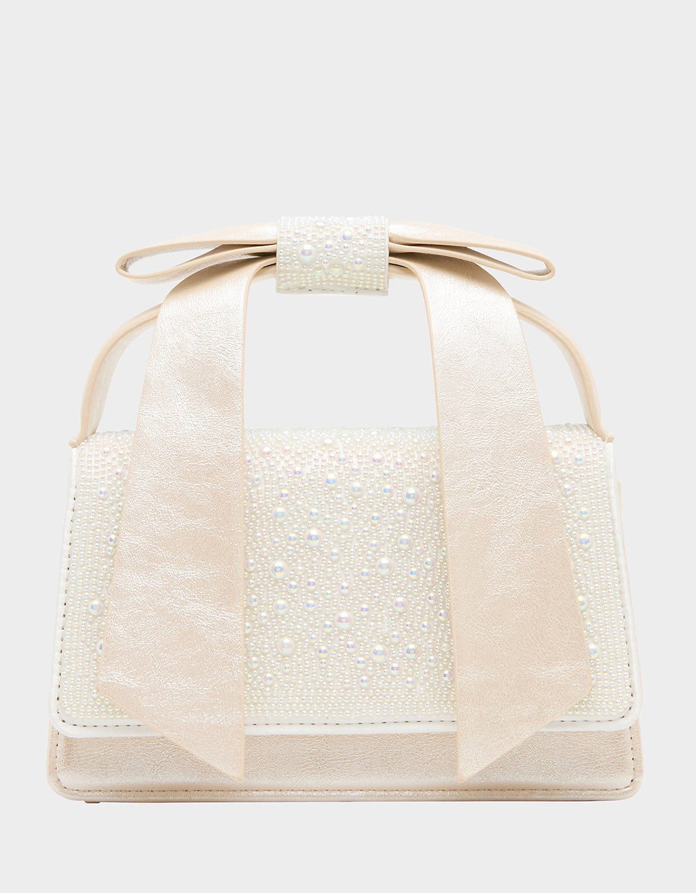 BOW FLAP MINI BAG IVORY